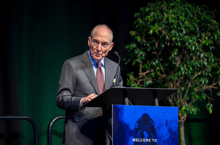 UK President Eli Capilouto served as a plenary speaker at this year’s WOCA Conference.