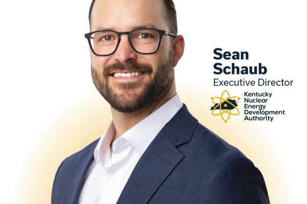 Sean Schaub is the new executive director of the Kentucky Nuclear Energy Development Authority.