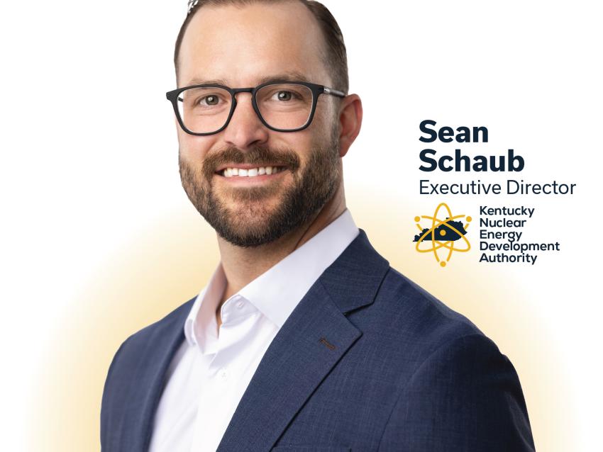 Sean Schaub is the new executive director of the Kentucky Nuclear Energy Development Authority.